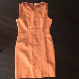 Tahari Dress In Fun Orange Color